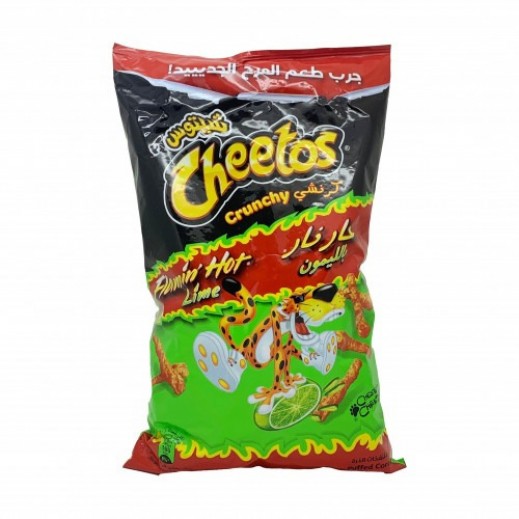 Buy Cheetos Crunchy Flamin Hot Lime Puffed Corn g delivered by Taw eel Fast توصيل