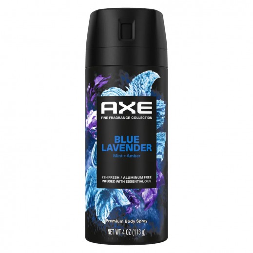 Axe Blue Lavender Deodorant For Men 150ml - delivered by Taw9eel Fast