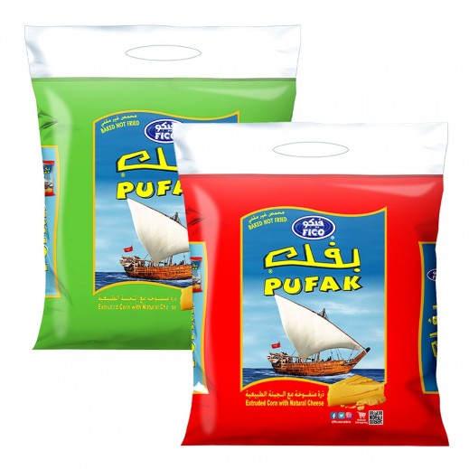 Fico Assorted Pufak Dhow Chips 20 x 23 g 1 Pack