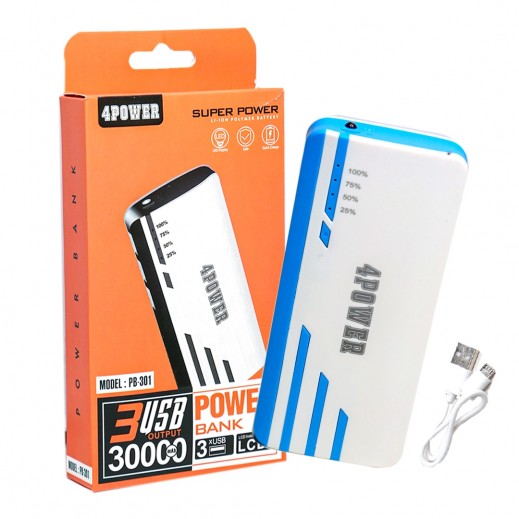 4Power 30000mAh Power Bank - delivered by Taw9eel Fast
