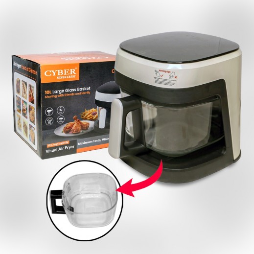 Cyber Silver Crest 10L Airfryer