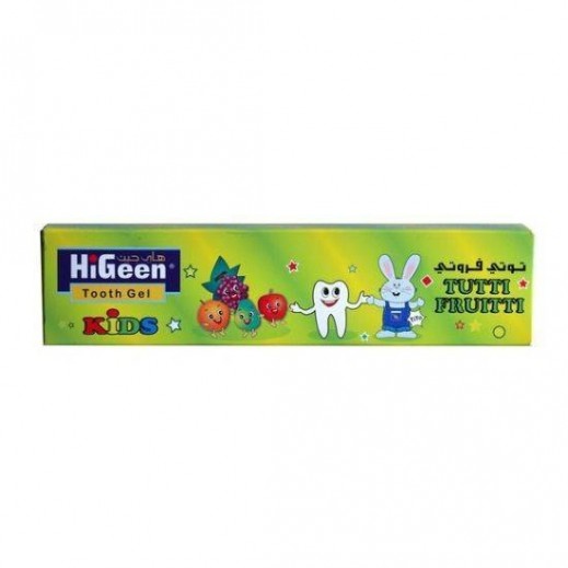 HiGeen Tuti Fruity Toothpaste For Kids 60 g - delivered by Taw9eel Fast