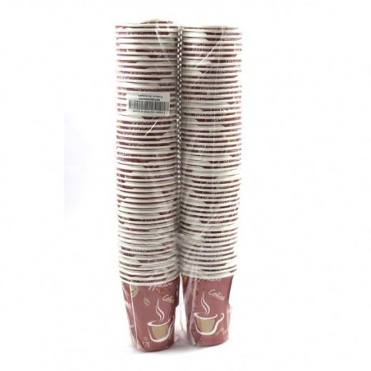 Paper Cup With Handle 266 ml (2 x 50 Cups) - delivered by Taw9eel Fast