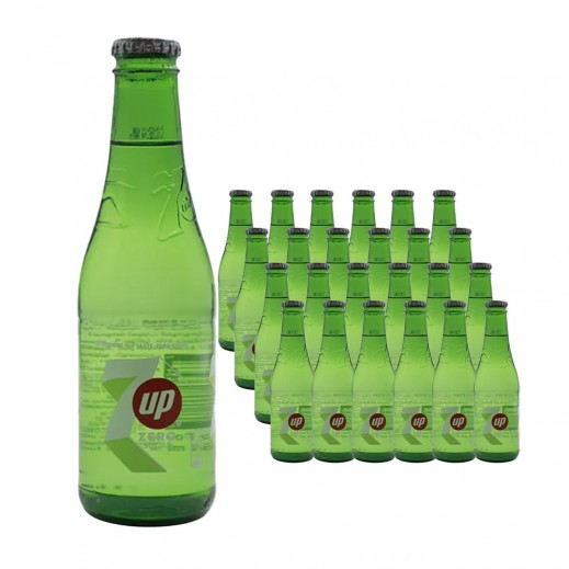 7Up Diet Bottle 24 x 250 ml  - delivered by Taw9eel Fast