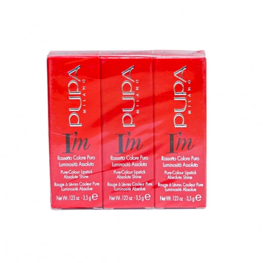 Pupa Set of 3 Milano I'm Pure Colour Lips