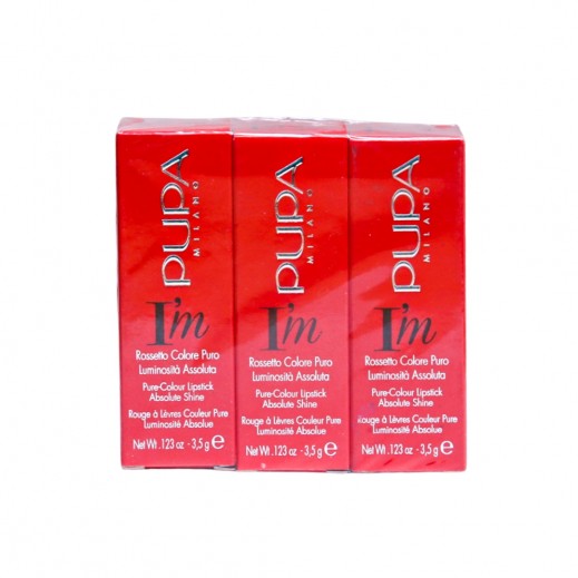 Pupa Set of 3 Milano I'm Pure Colour Lips