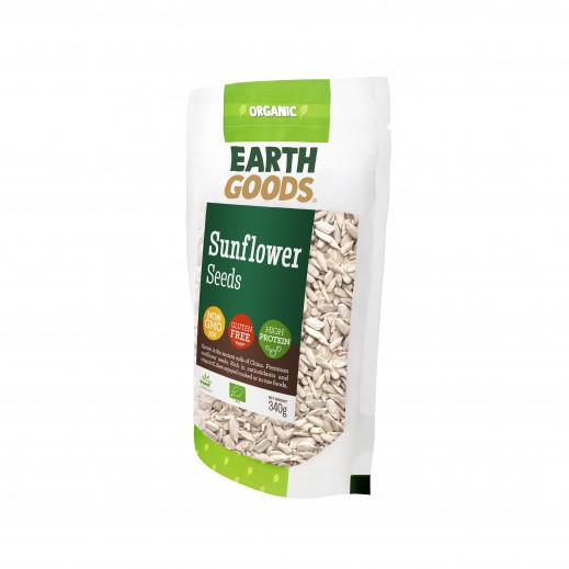 Buy Earth Goods Organic Gluten Free Sunflower Seeds 340 g delivered