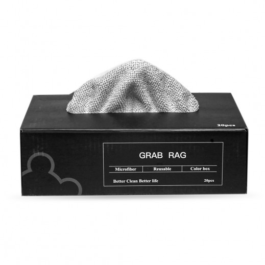 Microfiber Wipes Box 20 Pieces - Essentials By Taw9eel - delivered by Taw9eel Fast