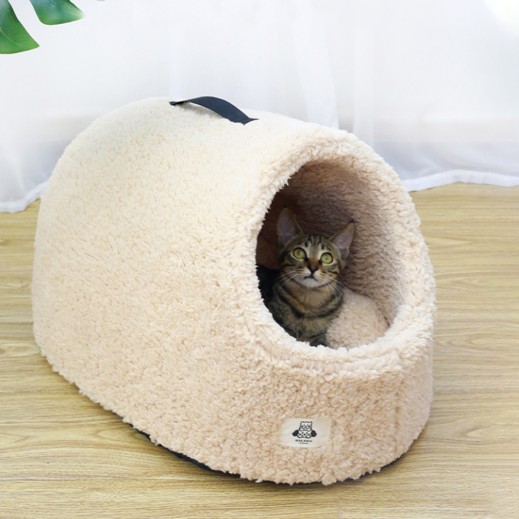 Pet Hooded House 50 × 35 × 30 cm - delivered by Taw9eel Fast