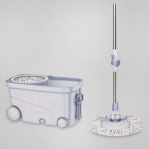 Movable Microfiber Mop Set - Essentials By Taw9eel - delivered by Taw9eel Fast