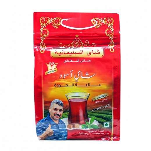 Sulaymaniyah Tea Abbas Al Bahadly Red Rose Black Tea 500 g - delivered by Taw9eel Fast