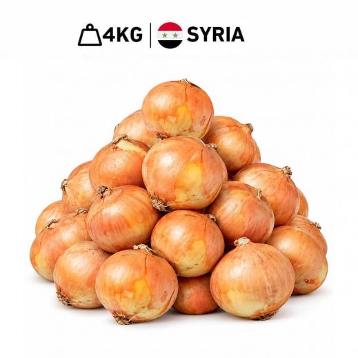 Fresh Syrian Golden Onion 4kg Approx.