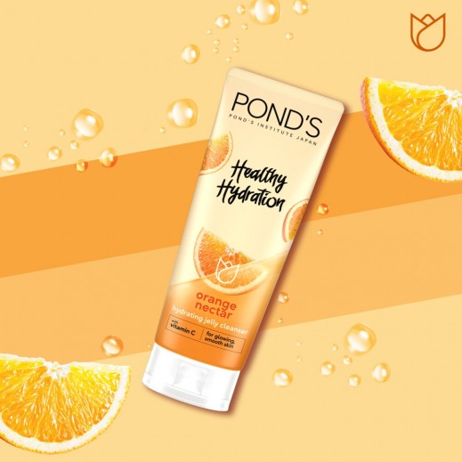 Buy Pond's Healthy Hydration Orange Nectar Jelly Cleanser 100 g توصيل