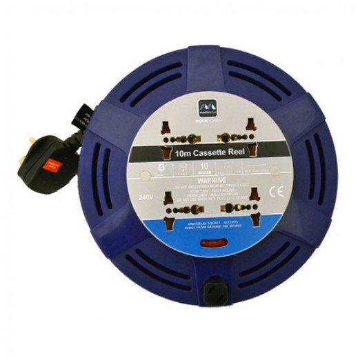 Masterplug Cassette Reel Universal Extension Plug 10m - delivered by Taw9eel Fast