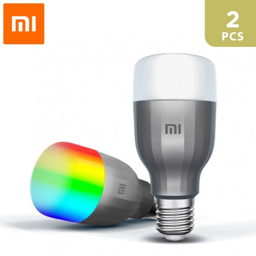 Xiaomi Wireless LED Light Bulb - White and Colors (2 PCS) - delivered by Taw9eel Fast