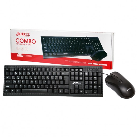 Jedel Wired Mouse and Keyboard - delivered by Taw9eel Fast