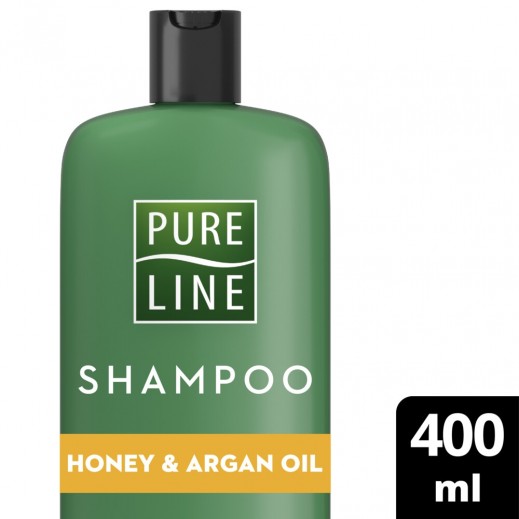 Buy Pure Line For moisturized & Radiant Hair Shampoo With Honey & Argan ...