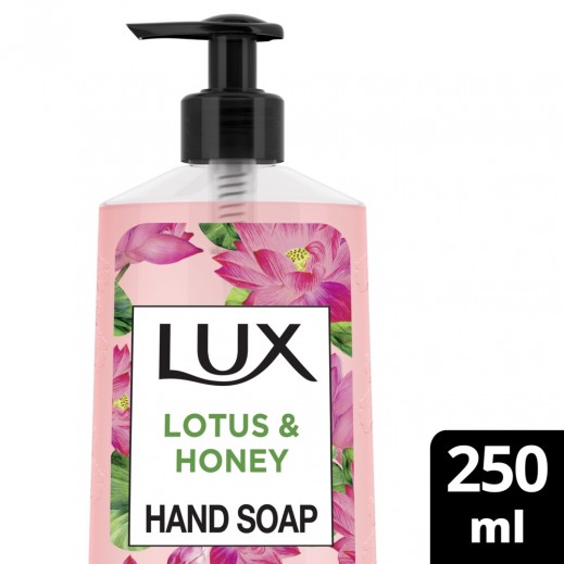 Lux Botanicals Perfumed Hand Wash For all skin types Lotus & Honey Hygiene properties to effectively wash away germs 250ml