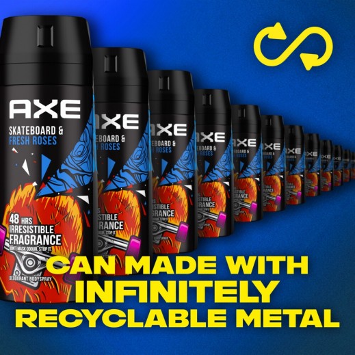 Buy AXE Men Skateboard & Fresh Roses Deodorant Body Spray 150 ml