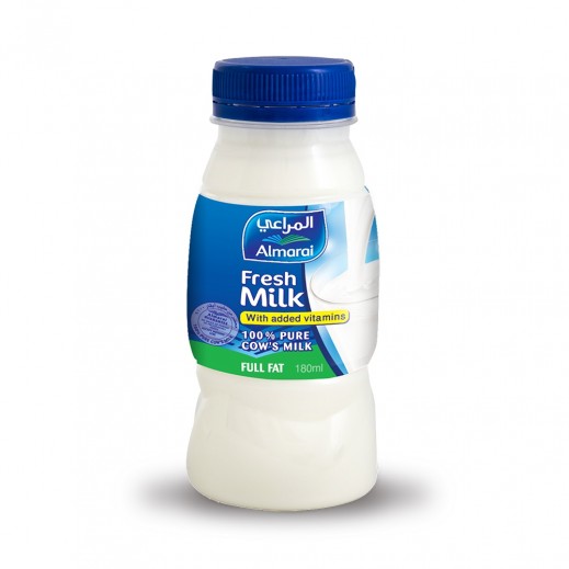 Almarai Full Fat Added Vitamins Milk 180 ml - delivered by Taw9eel Fast