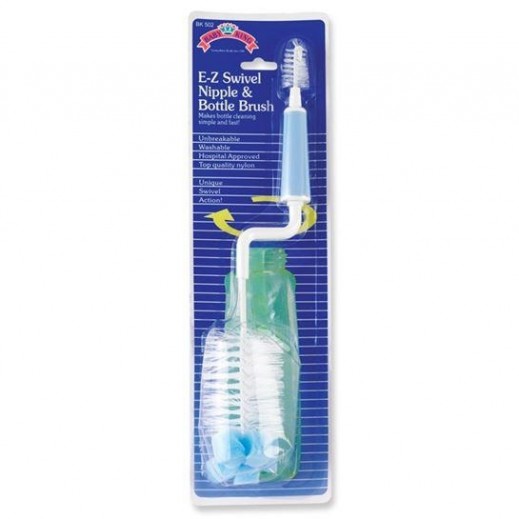 Baby King e-z Swivel Nipple & Bottle Brush