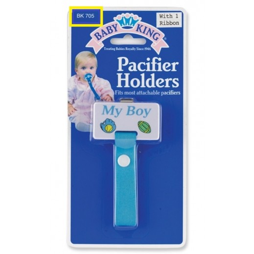 Baby King Pacifier Holder Assorted
