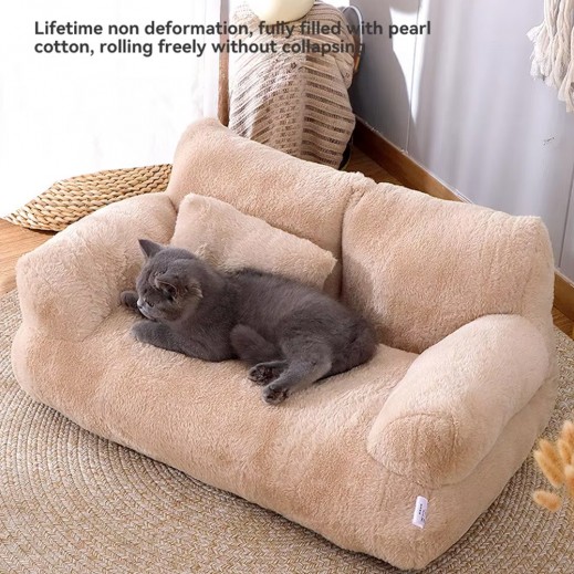 Pet Sofa Removable and Washable Large - 65 × 46 × 30cm - delivered by Taw9eel Fast