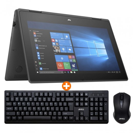 Nec VersaPro 11.6" HD Multi-Touch Laptop + Jedel Wireless Keyboard and Mouse