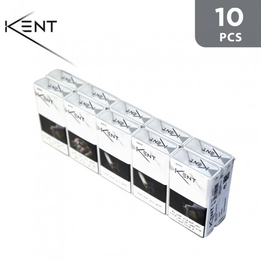 Kent White King Size Cigarettes 10 Pieces - delivered by Taw9eel Fast