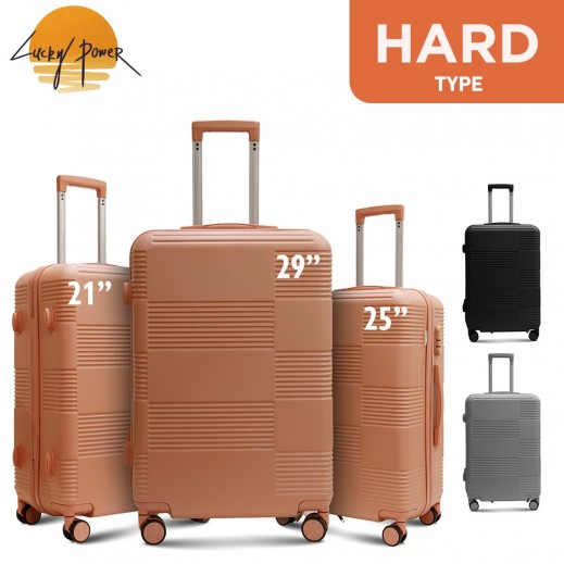 ABS Luggage Bag Set By Lucky Power - 3 Pieces