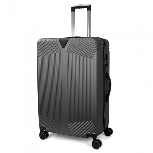 Buy Lucky Power ABS Luggage Bag With Wheel Set Of 3 Gray توصيل