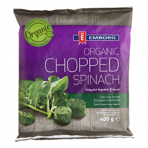 Emborg Organic Chopped Spinach 400 g - delivered by Taw9eel Fast