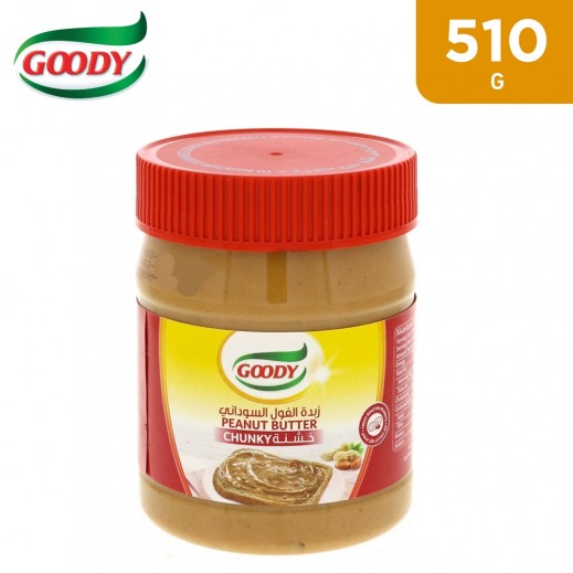 Goody Chunky Peanut Butter Spread 510 g - delivered by Taw9eel Fast