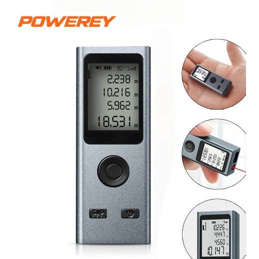 Mini Laser Digital Rangefinder By Powerey  - delivered by Taw9eel Fast