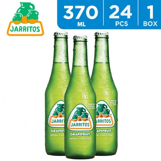 Buy Jarritos Grapefruit Natural Flavor Soda 24 x 370 ml توصيل