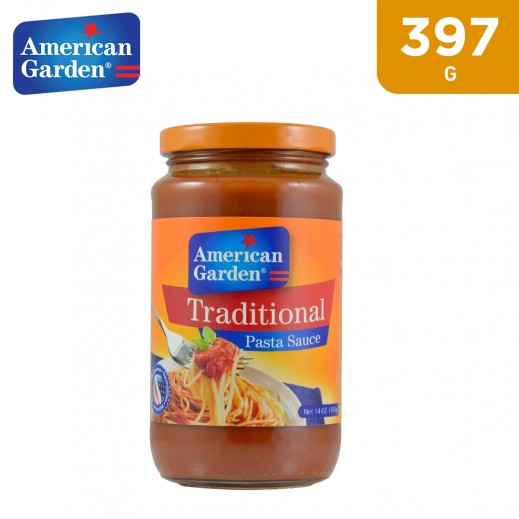 American Garden Traditional Pasta Sauce 397 g - delivered by Taw9eel Fast