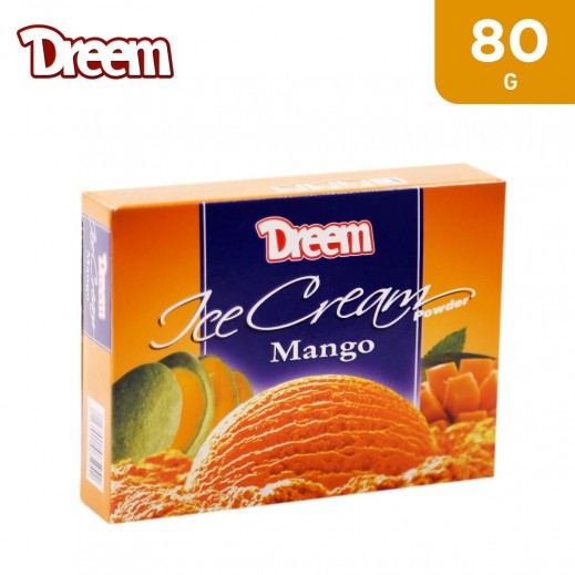 Dreem Mango Ice Cream Powder 80 g - delivered by Taw9eel Fast