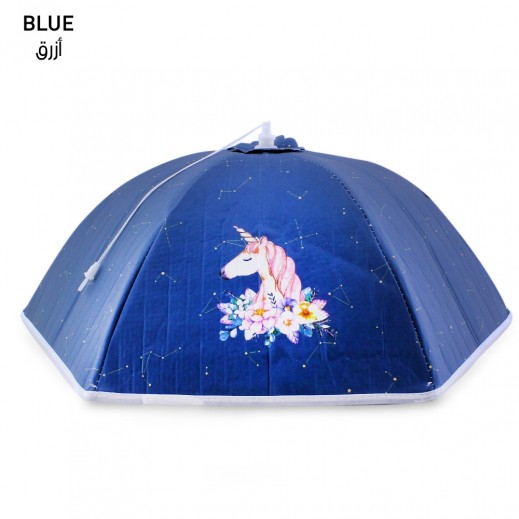 Large Round Insulated Food Cover 70cm – Blue - delivered by Taw9eel Fast