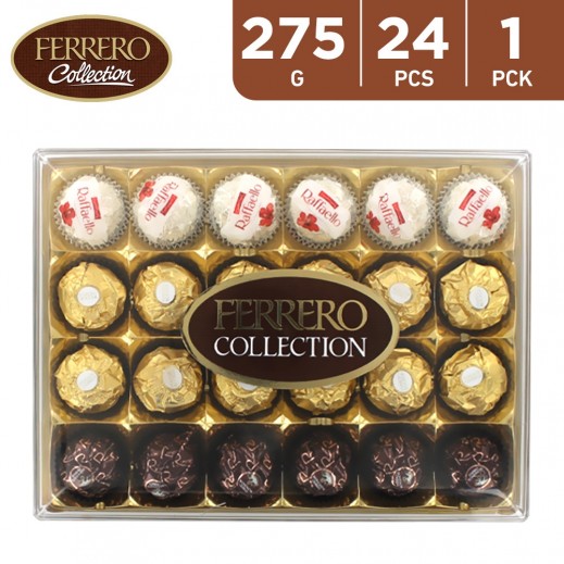 Ferrero Collection Assortment of Pralines 24 Chocolates 275g - delivered by Taw9eel Fast