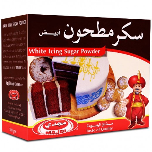 Majdi White Sugar Powder 500 g - delivered by Taw9eel Fast
