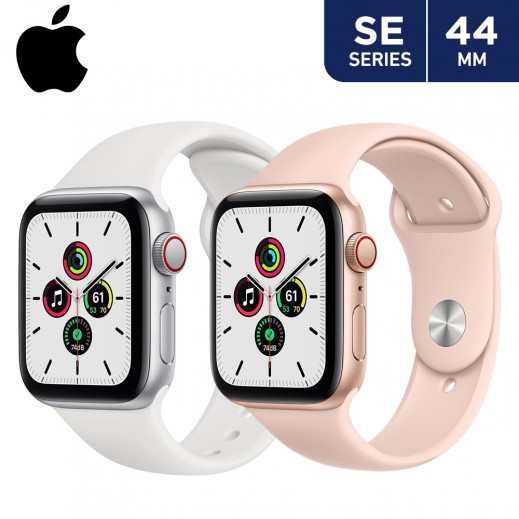 Apple Watch SE (GPS + Cellular) 44mm Aluminium Case with Sport Band 