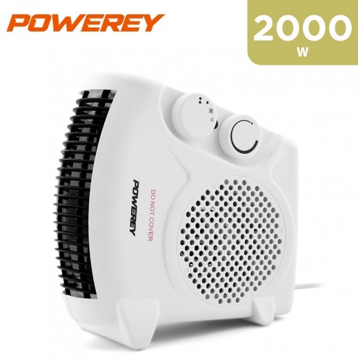 Powerey Heater with Fan 2000W - delivered by Taw9eel Fast