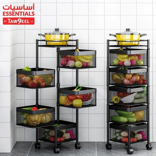 5-Tray Storage Wagon by Taw9eel Essentials 
