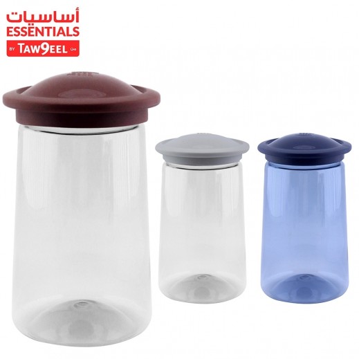 Cylindrical Kitchen Storage Canister By Taw9eel Essentials 