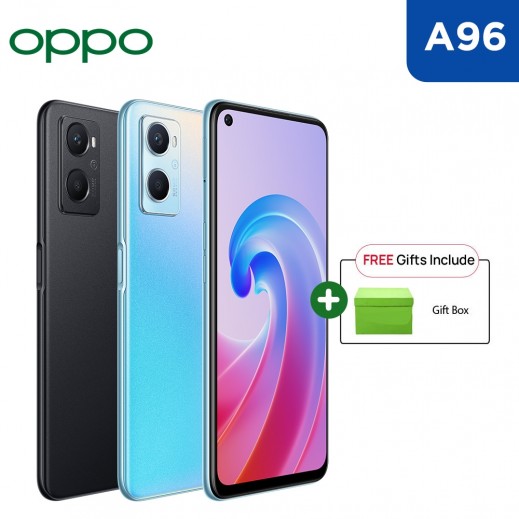 OPPO A96 8GB RAM 256GB 4G Smartphone + Free Gift Box 