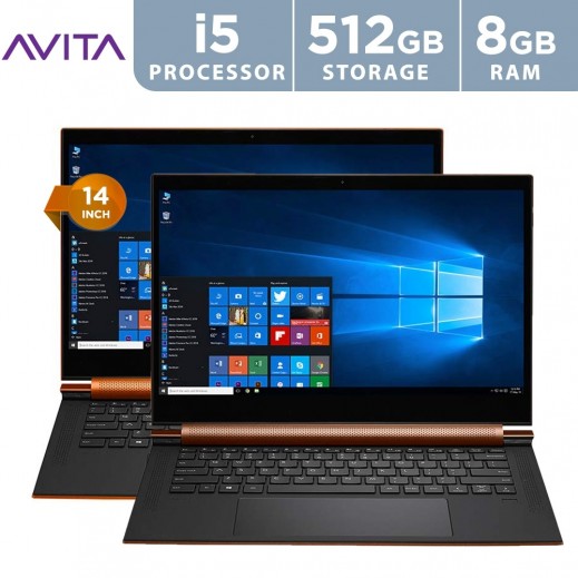 Avita Admiror V14 LapTop - Intel Core i5-10210U - 8GB RAM - 512GB SSD