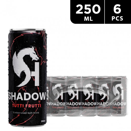 Shadow Tutti Frutti Soft Drink 6 × 250 ml - delivered by Taw9eel Fast
