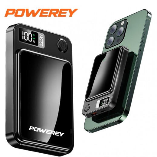 10000mAh wireless magsafe LCD powerbank By Powerey