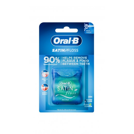 Oral-B Satin Floss Mint 25m - delivered by Taw9eel Fast