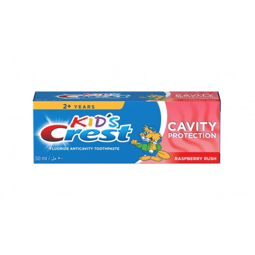 Crest For Kids Raspberry Fluoride Toothpaste 50 ml - delivered by Taw9eel Fast